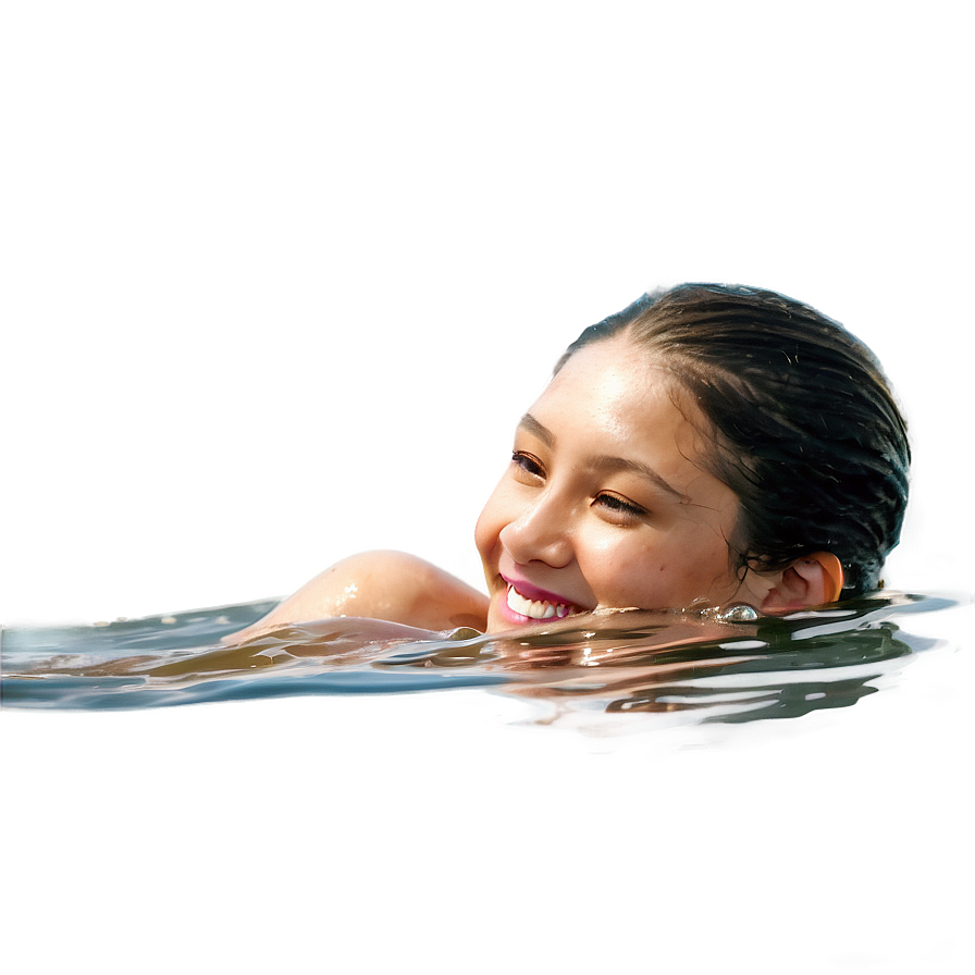 People Swimming A PNG image