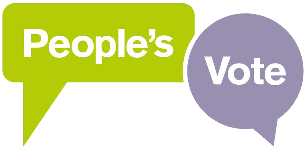 Peoples Vote Speech Bubbles PNG image