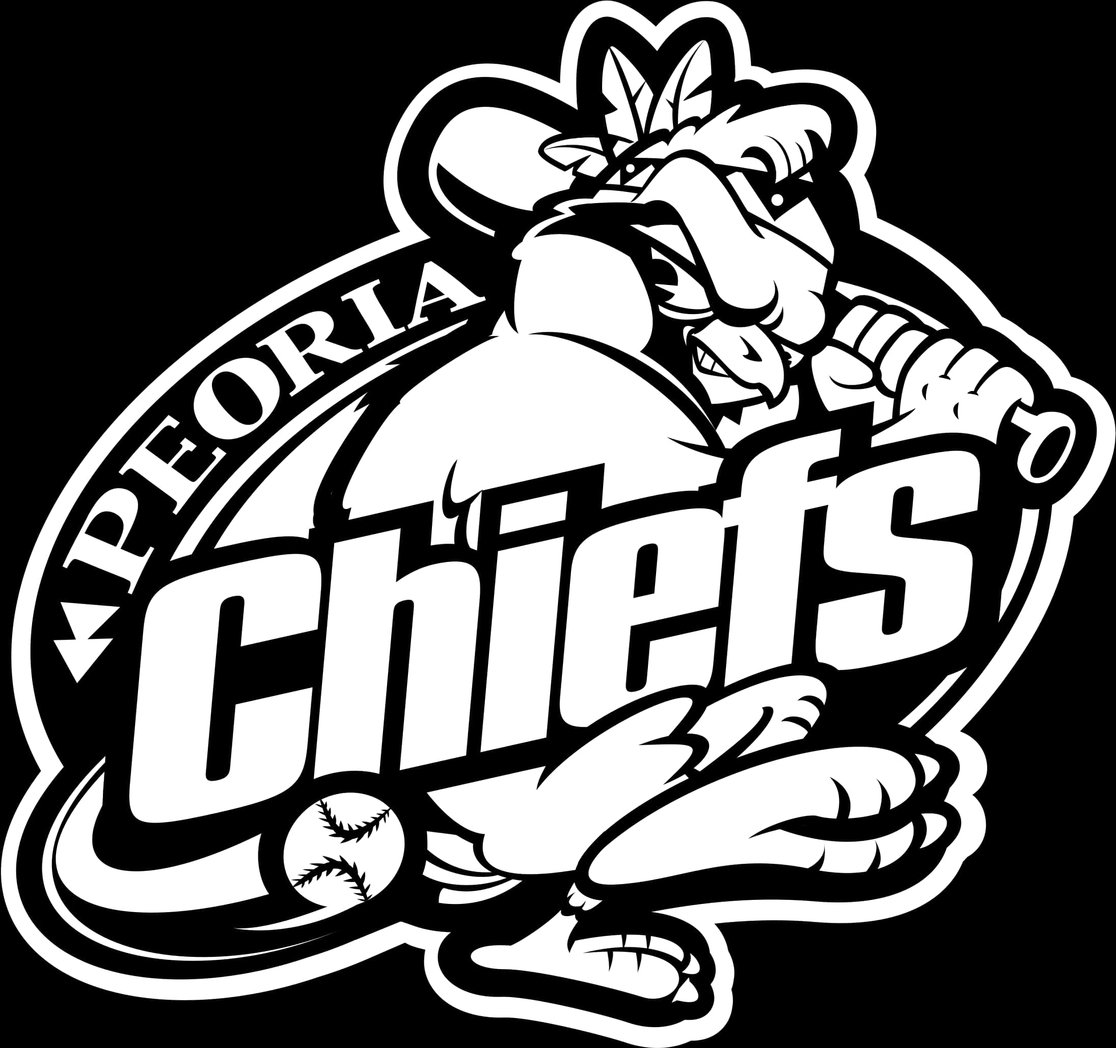 Peoria Chiefs Baseball Logo PNG image