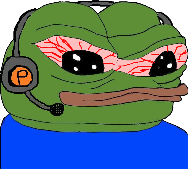 Pepe Gamer Illustration.png PNG image