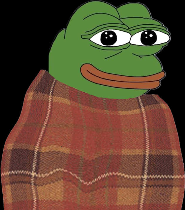 Pepe The Frog In Sweater.png PNG image