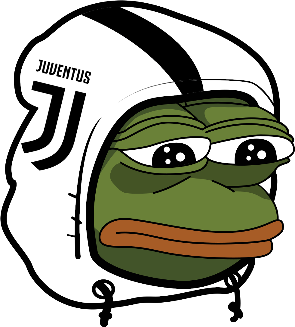 Pepethe Frog Juventus Mashup PNG image