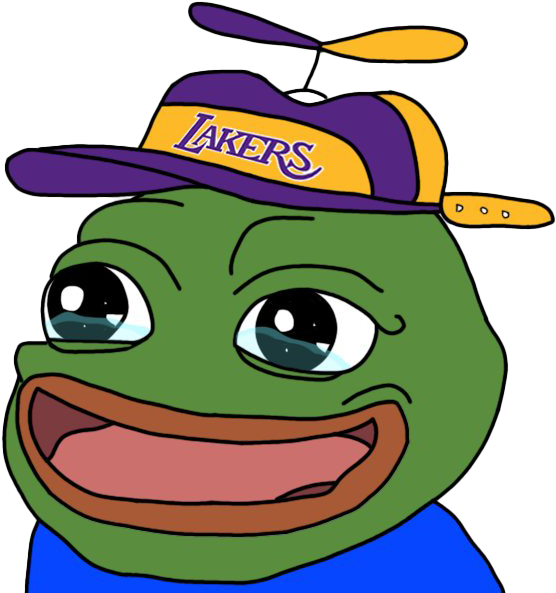 Pepethe Frog Lakers Fan.png PNG image