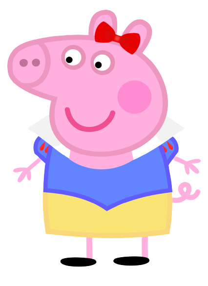 Peppa Pig Cartoon Character PNG image