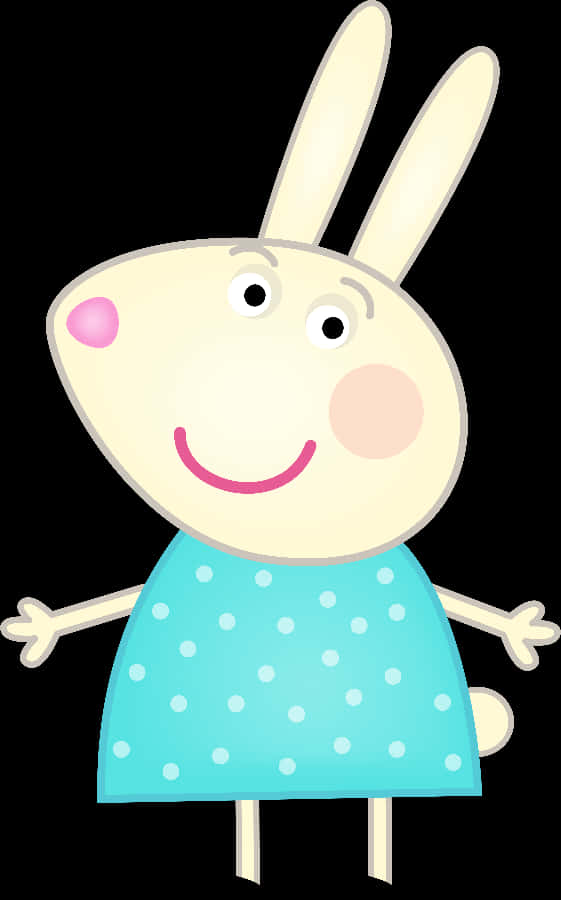 Peppa Pig Character Rebecca Rabbit PNG image