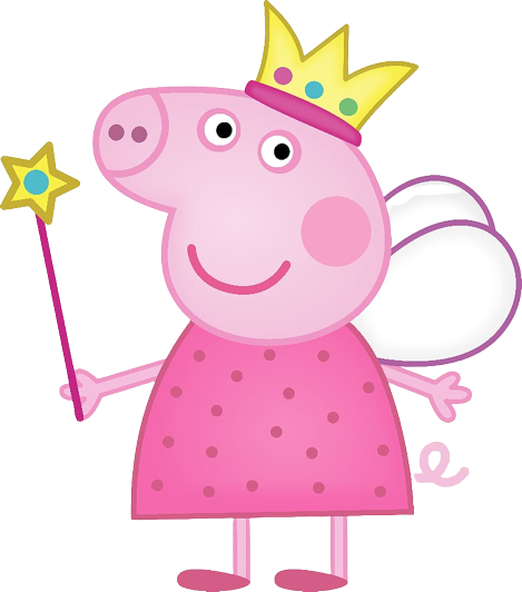 Peppa Pig Fairy Princess Costume PNG image