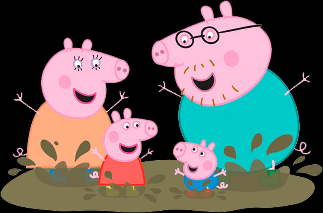 Peppa Pig Family Fun PNG image