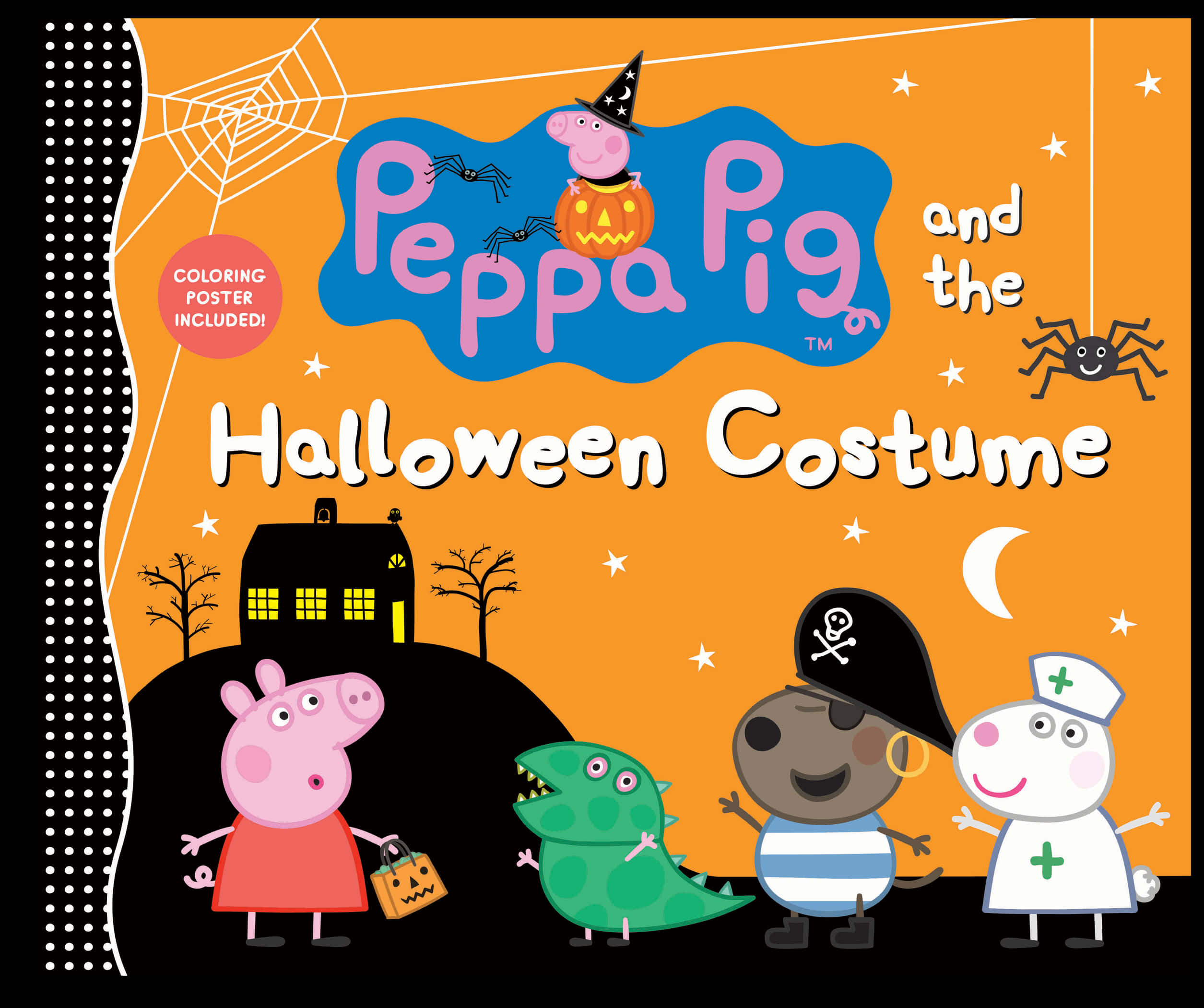 Peppa Pig Halloween Costume Book Cover PNG image