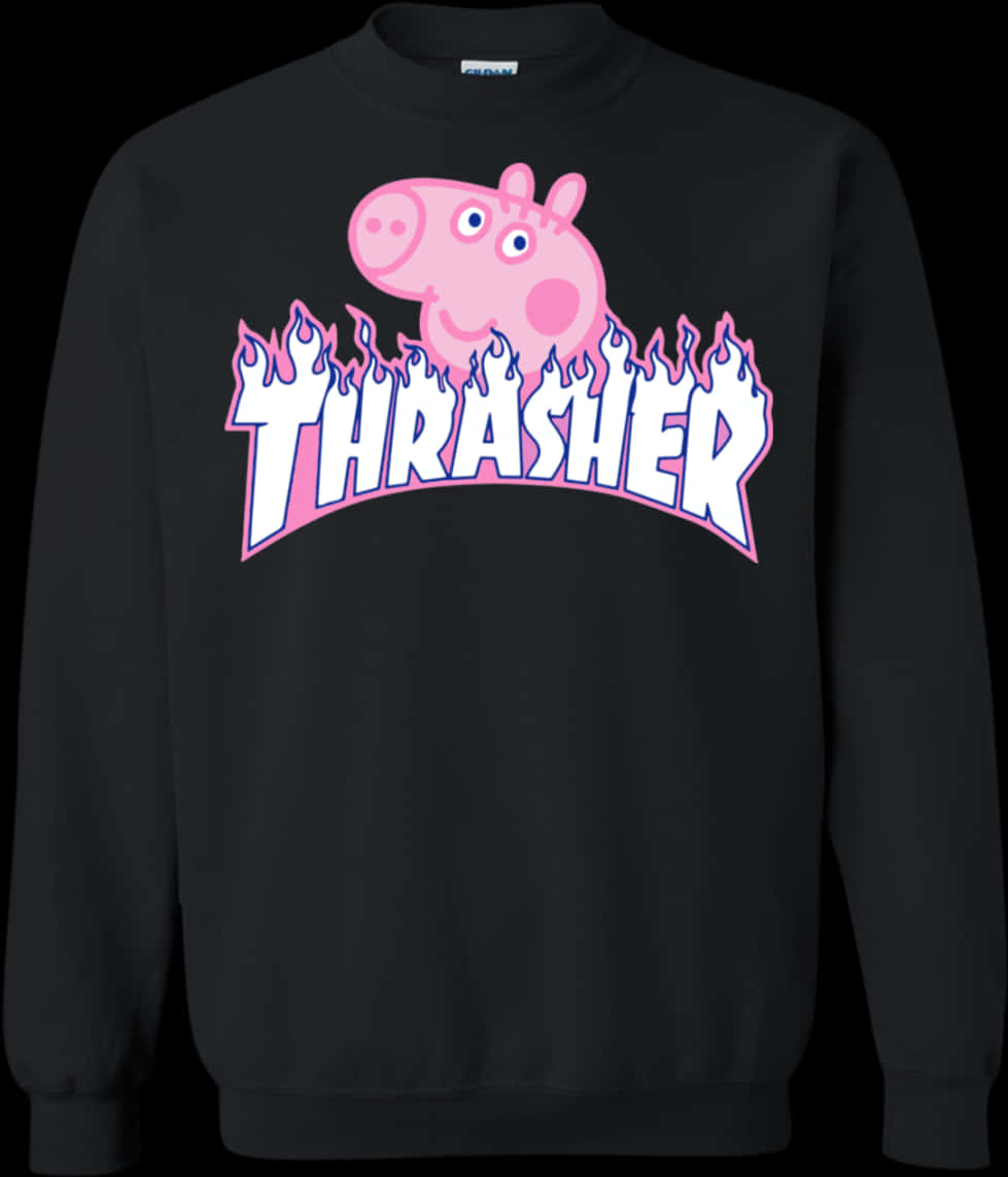 Peppa Pig Thrasher Sweatshirt PNG image