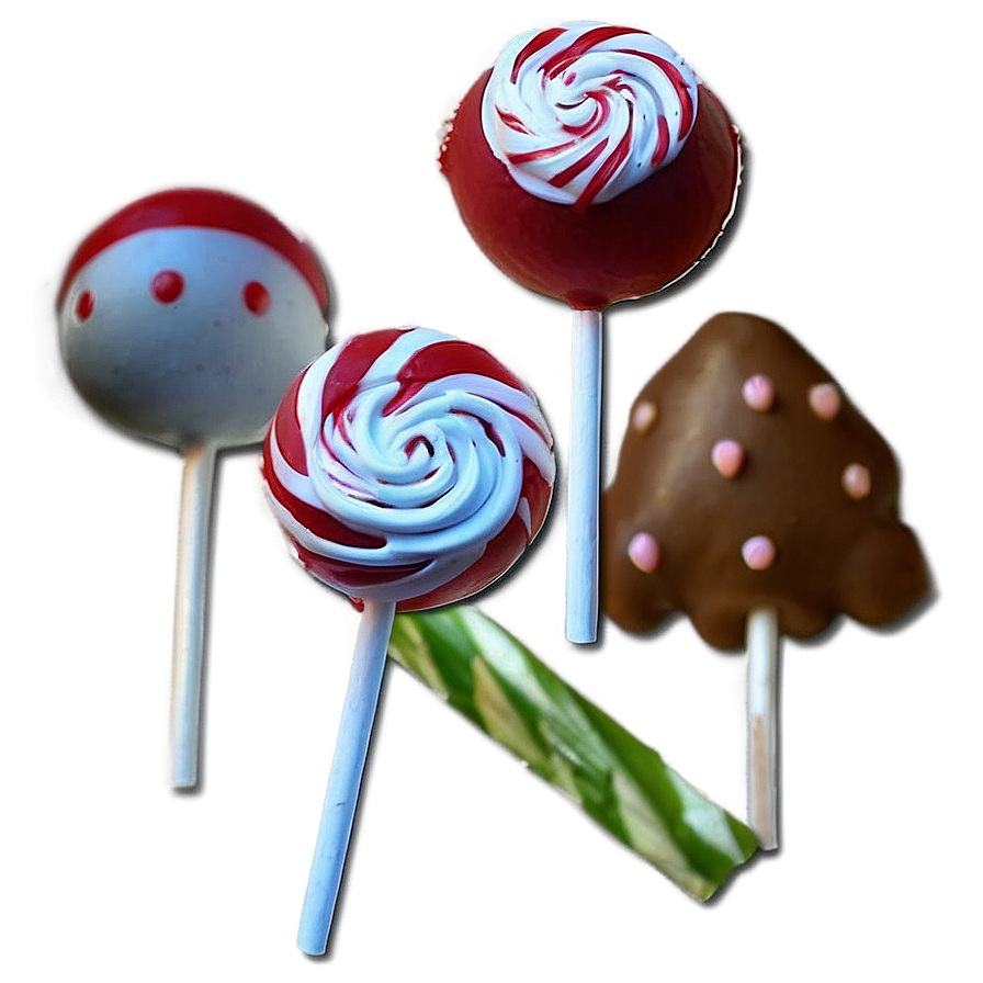 Peppermint Cake Pops Png 06272024 PNG image