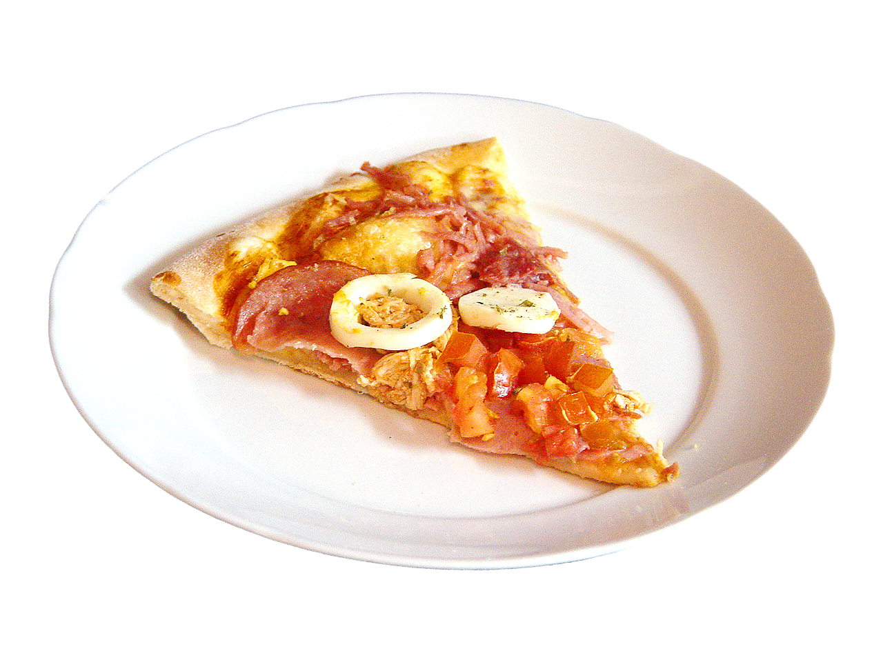 Pepperoni Egg Pizza Slice.jpg PNG image