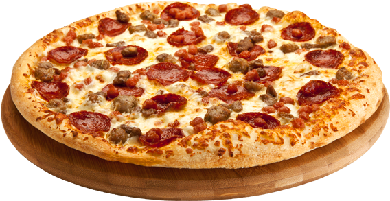 Pepperoni Sausage Pizza Delicious PNG image