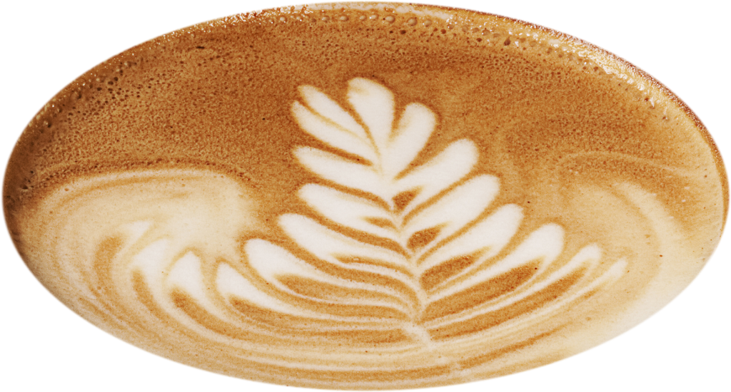 Perfect Cappuccino Art PNG image