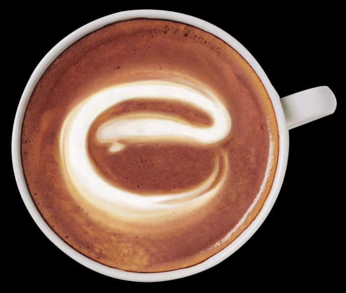 Perfect Coffee Art Cup PNG image