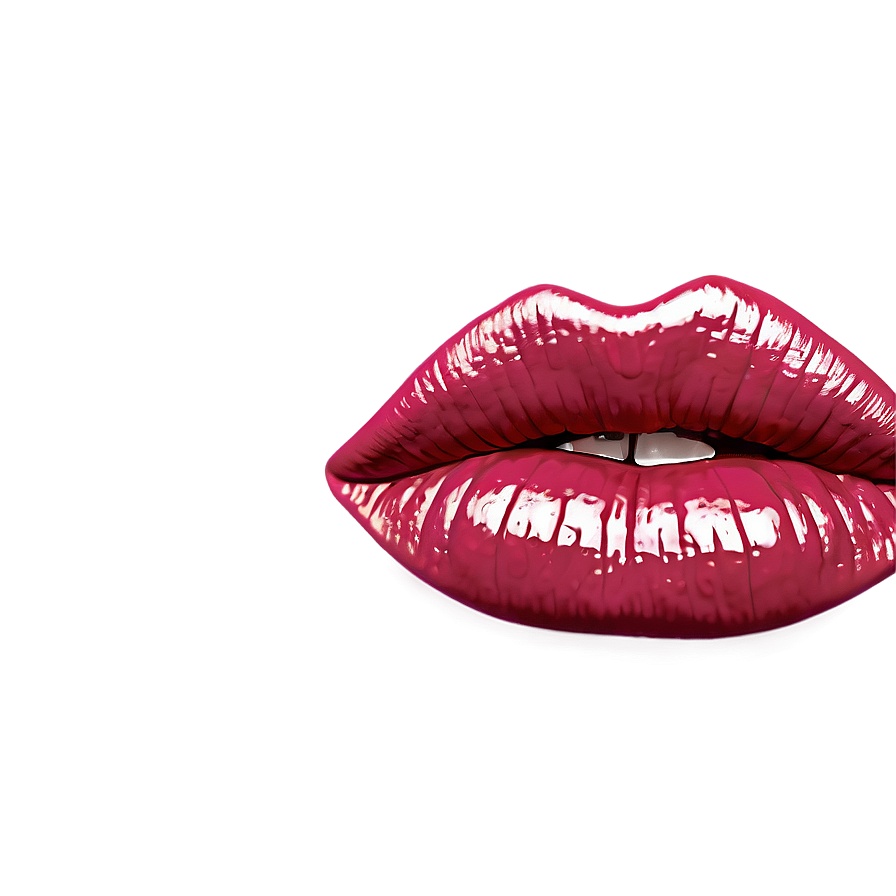 Perfect Glossy Lips Png 06212024 PNG image