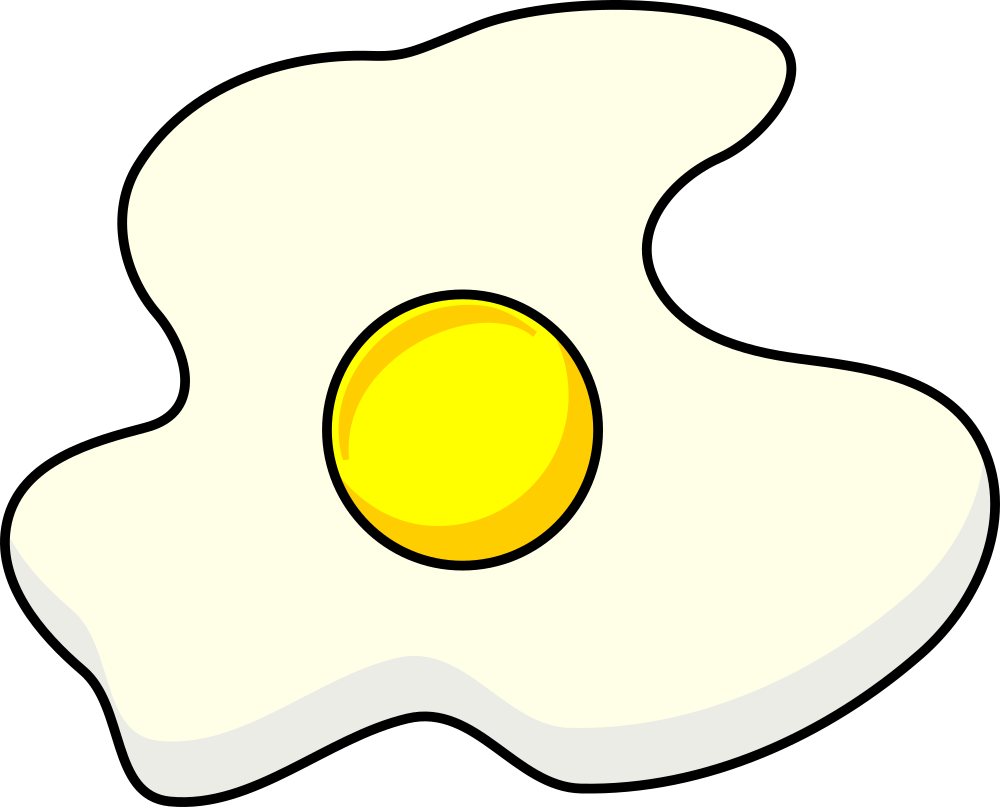 Perfectly Fried Egg Clipart.png PNG image