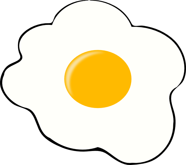 Perfectly Fried Egg Graphic PNG image