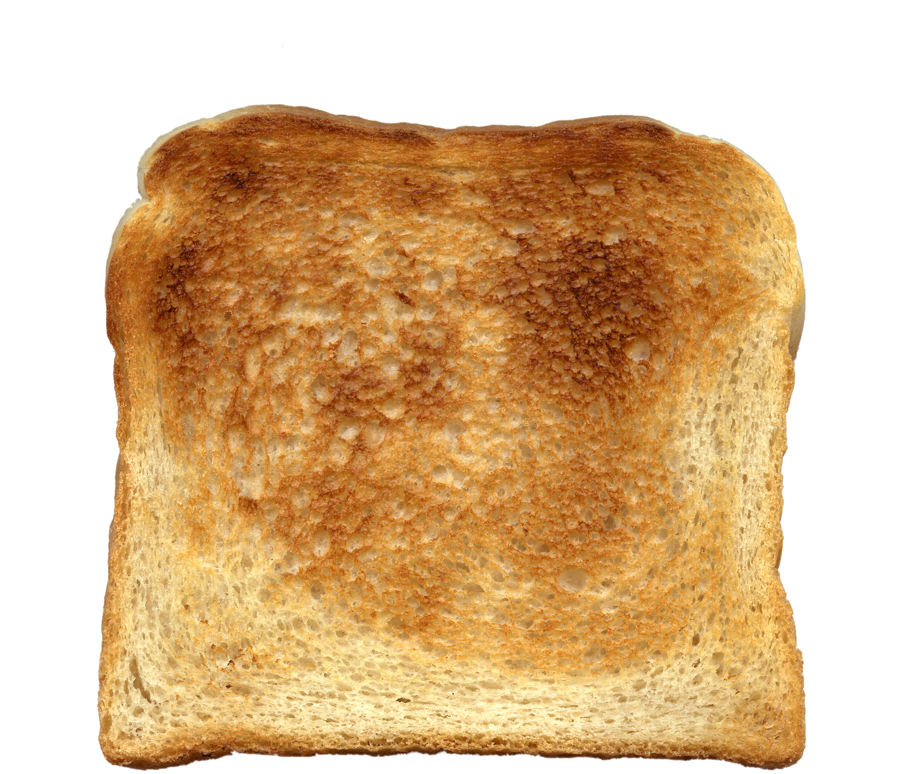 Perfectly Toasted Bread Slice PNG image