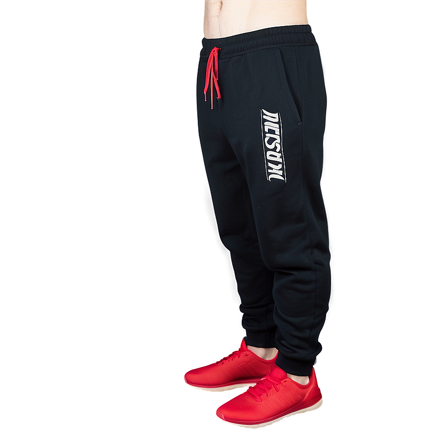 Performance Black Sweatpants Png Blj PNG image