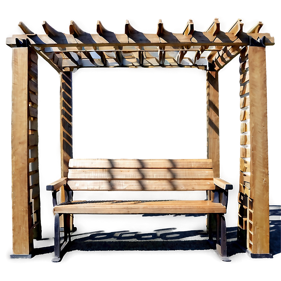 Pergola With Bench Seating Png 46 PNG image