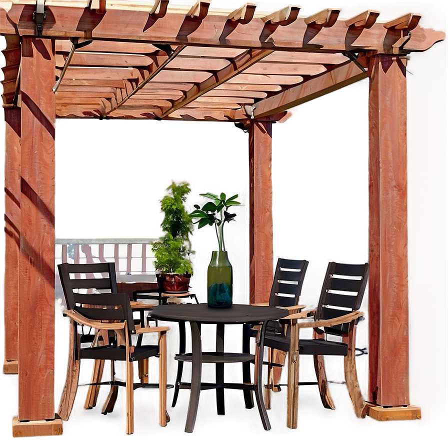 Pergola With Retractable Sides Png 60 PNG image