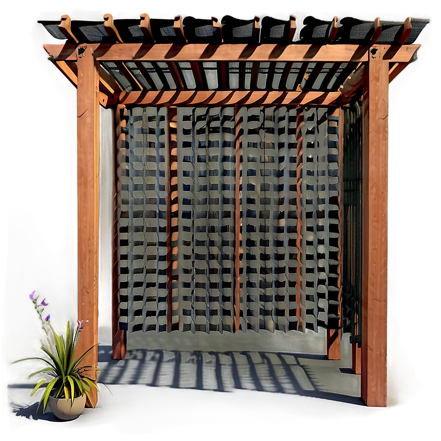 Pergola With Screening Png 46 PNG image