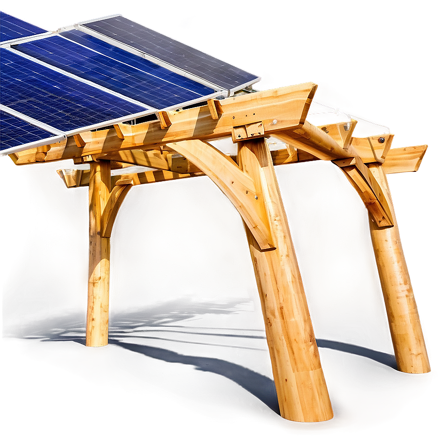 Pergola With Solar Panels Png Heo PNG image