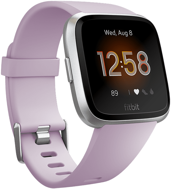 Periwinkle Fitbit Smartwatch PNG image