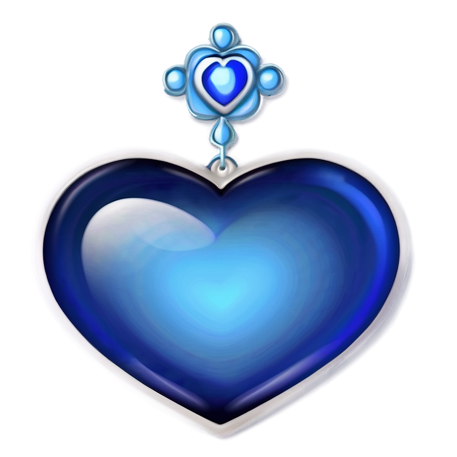 Persian Blue Heart Emoji Png Jxm PNG image