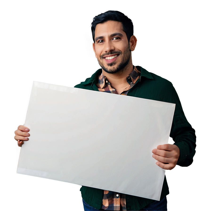 Person Holding Sign Png 19 PNG image