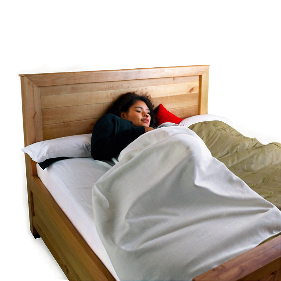 Person In Bed Png 05042024 PNG image