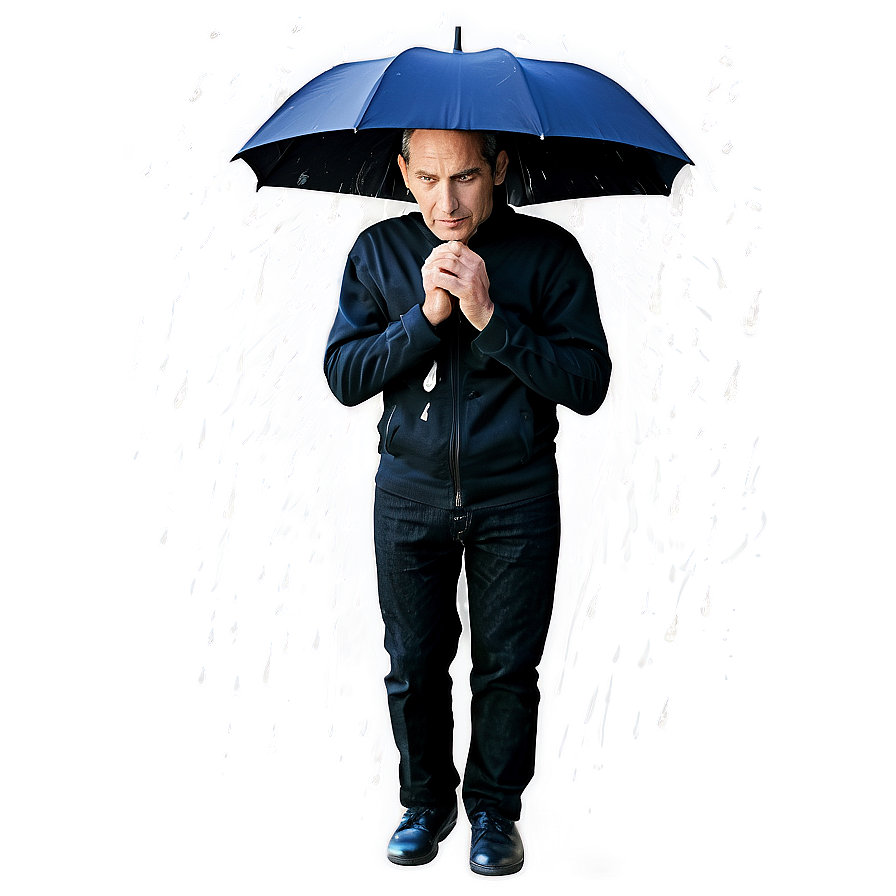 Person In Rain Png Bsu99 PNG image