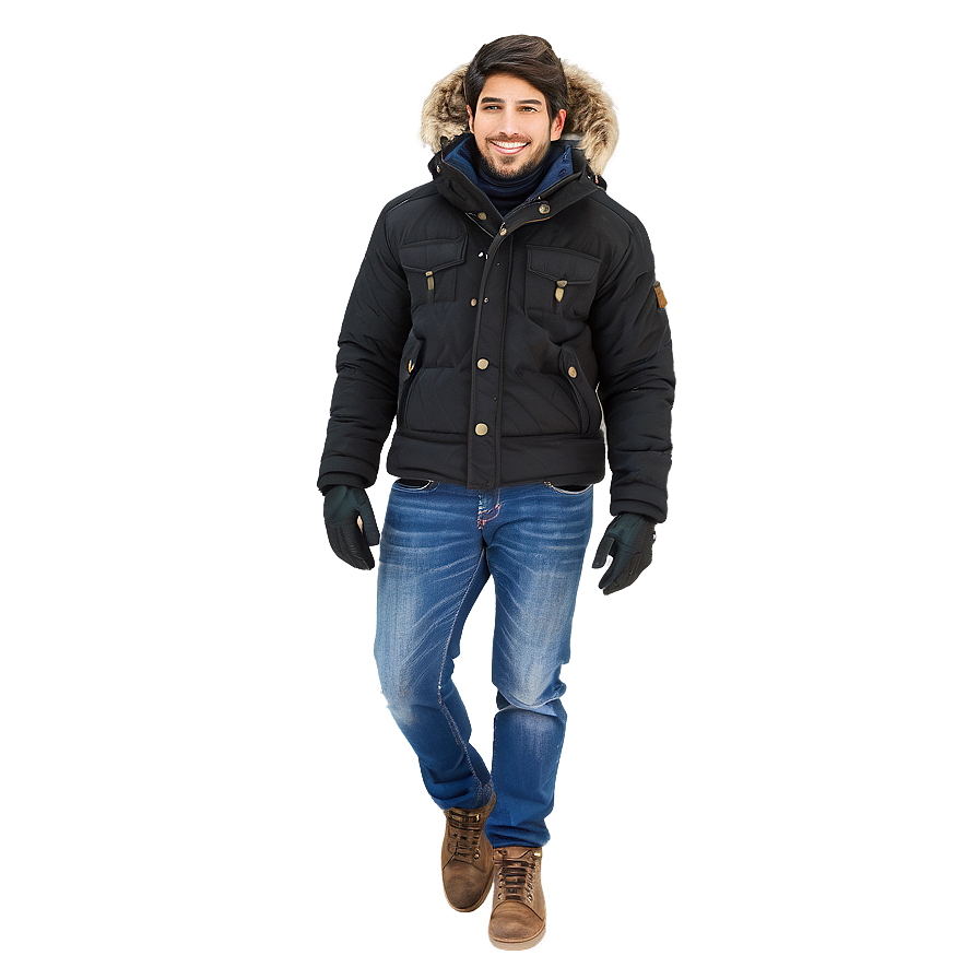 Person In Winter Clothes Png 05042024 PNG image