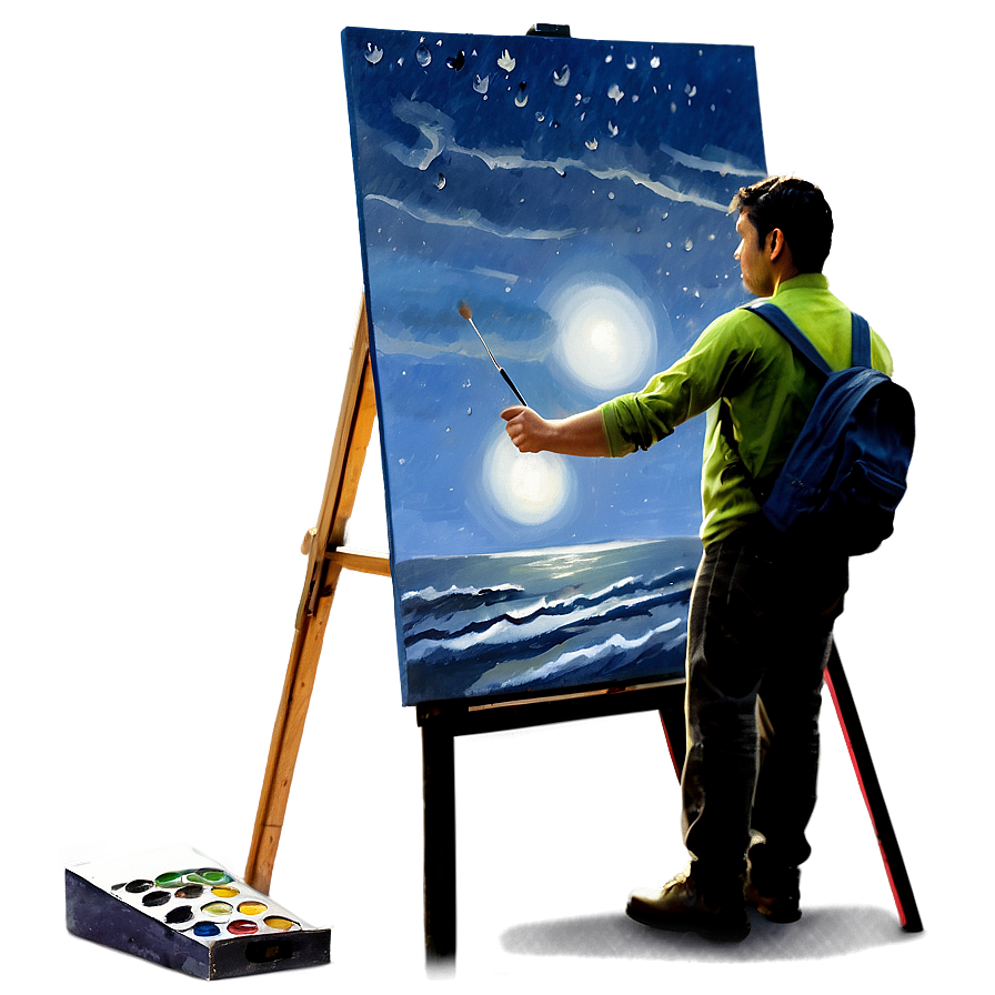 Person Painting Png Hsx PNG image