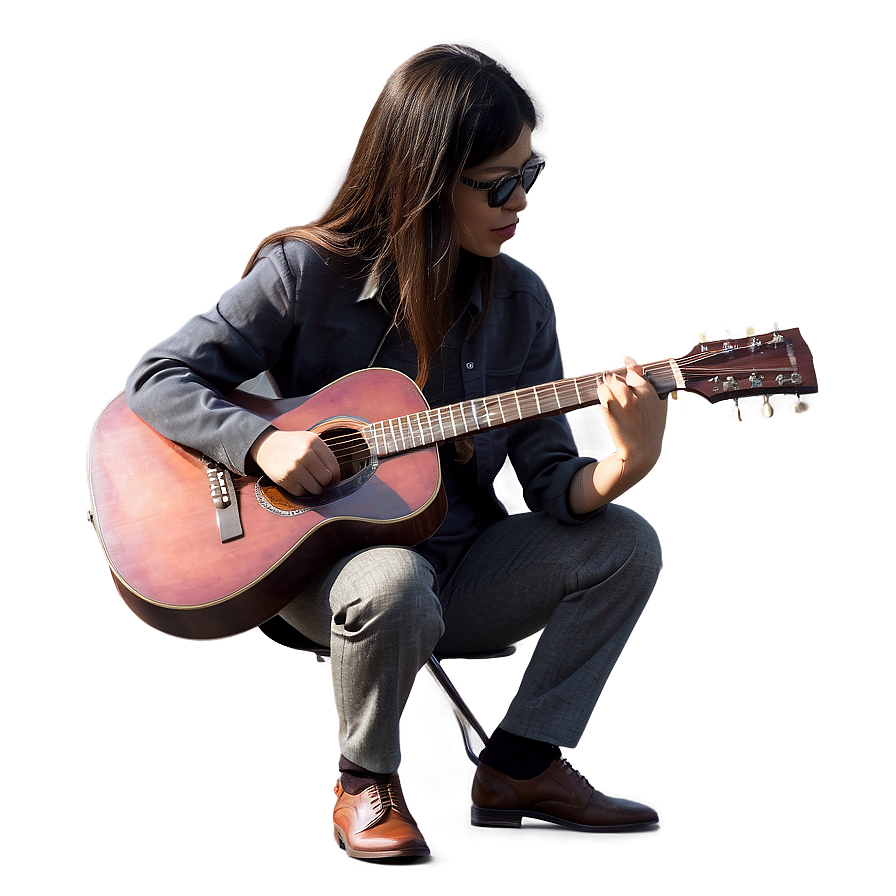 Person Playing Guitar Png Kwj PNG image