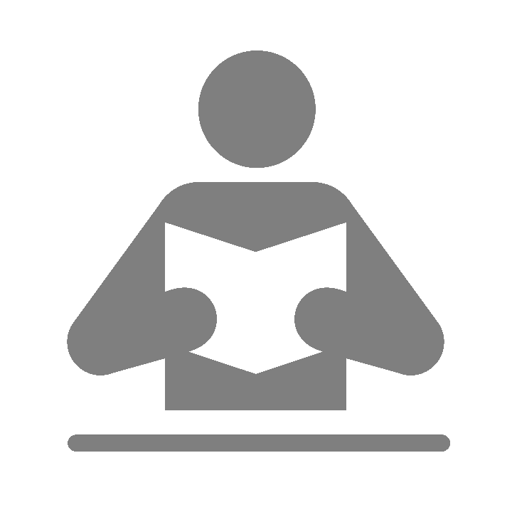 Person Reading Book Icon PNG image