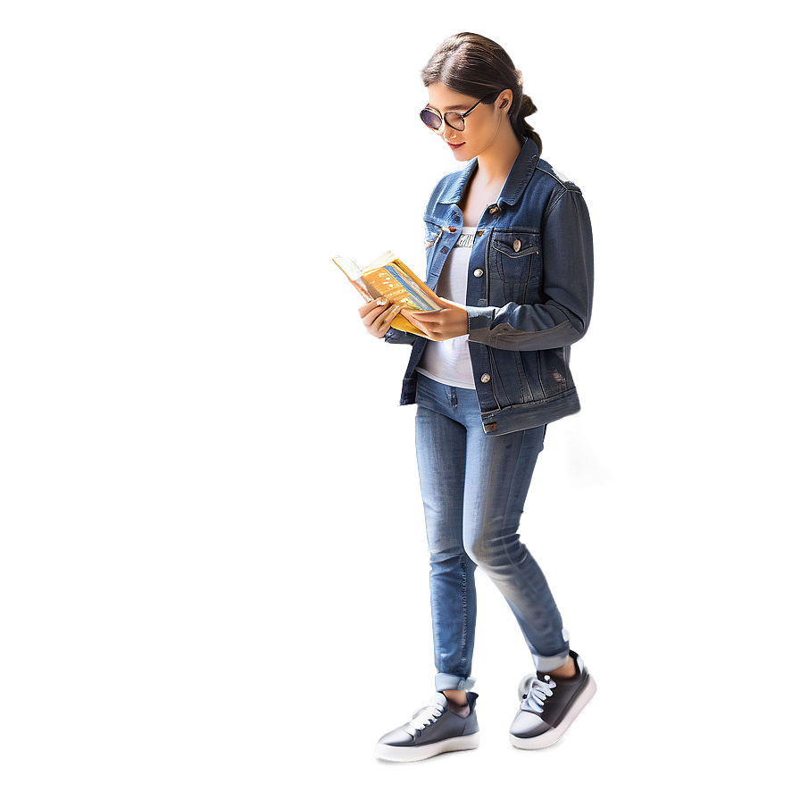 Person Reading Book Png 91 PNG image