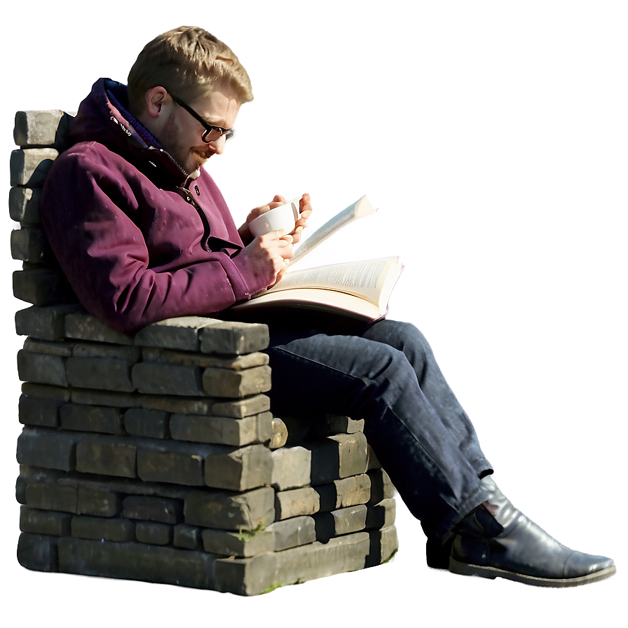 Person Reading Book Png Voq PNG image