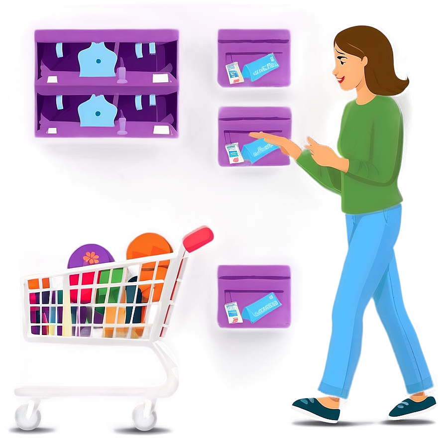 Person Shopping Png Iuq PNG image