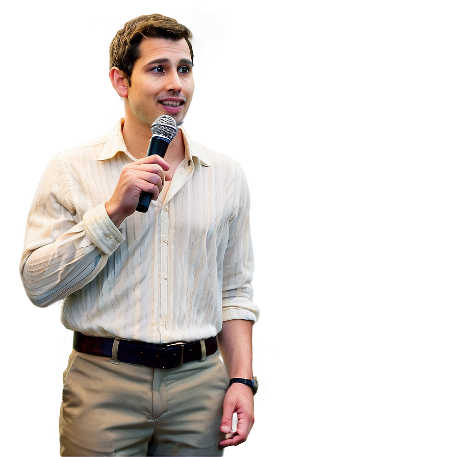 Person Talking On Stage Png 58 PNG image