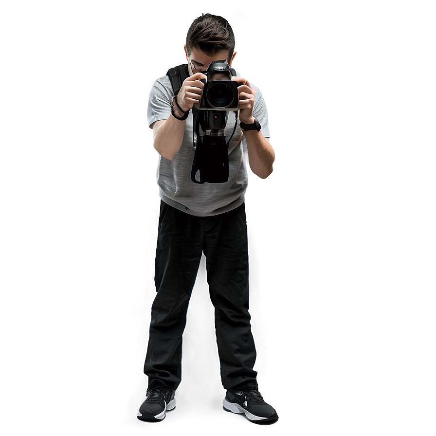 Person With Camera Png 77 PNG image