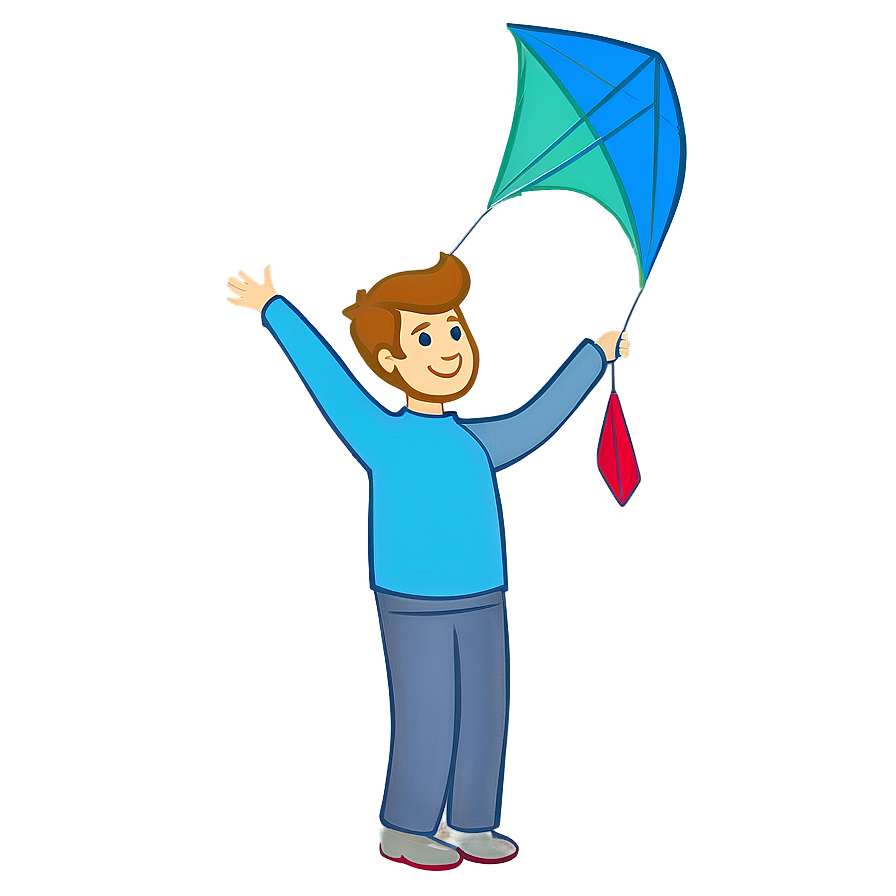 Person With Kite Png 8 PNG image