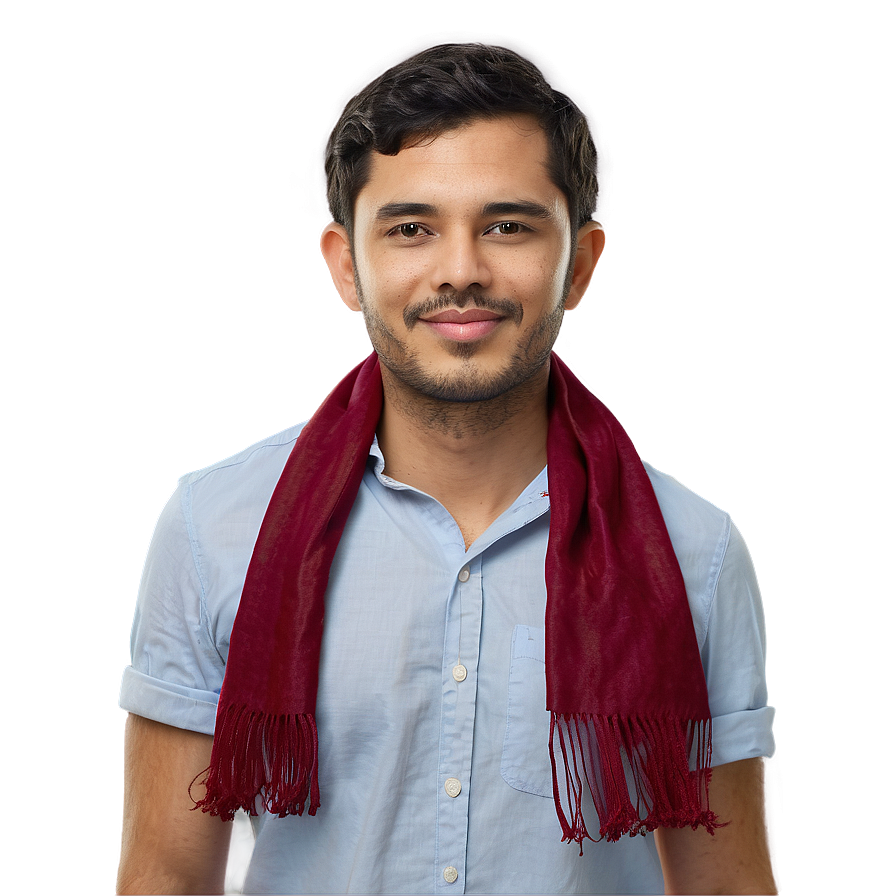 Person With Scarf Png Kod PNG image