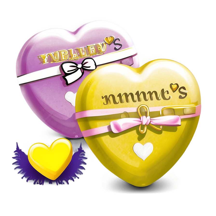 Personalized Candy Hearts Png 06212024 PNG image