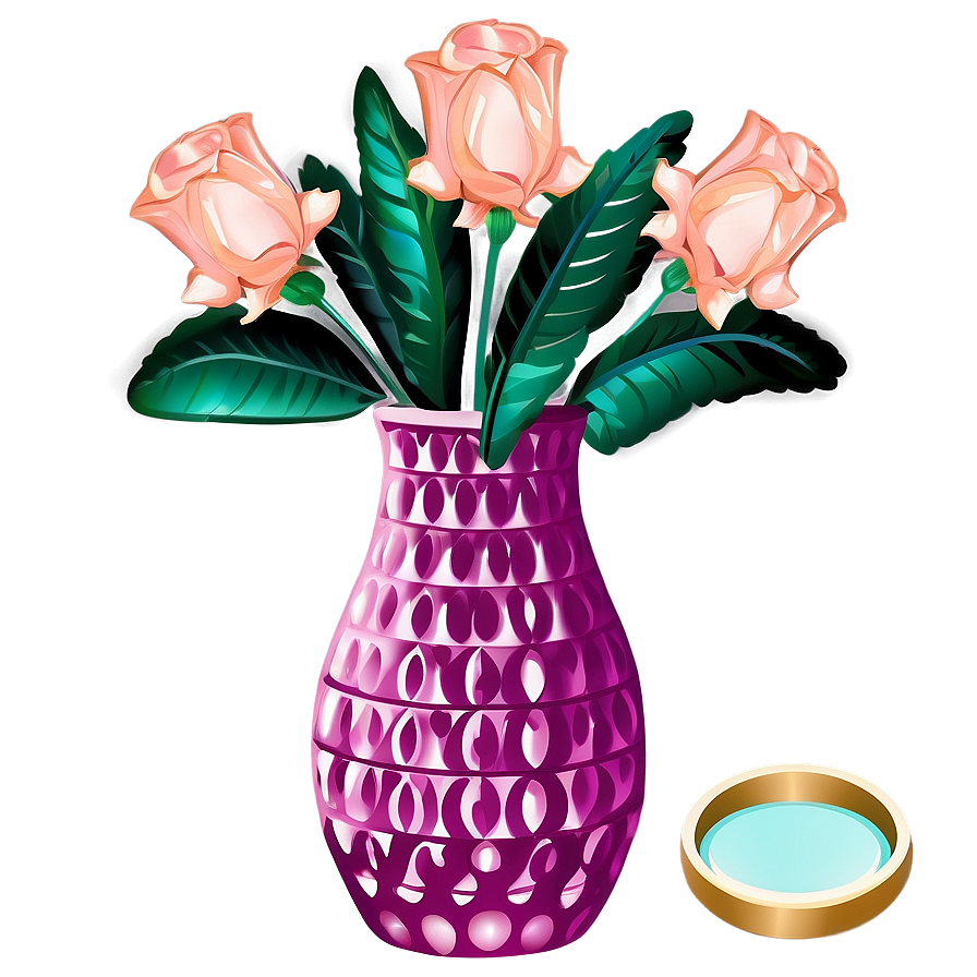 Personalized Flower Vase Png 06122024 PNG image