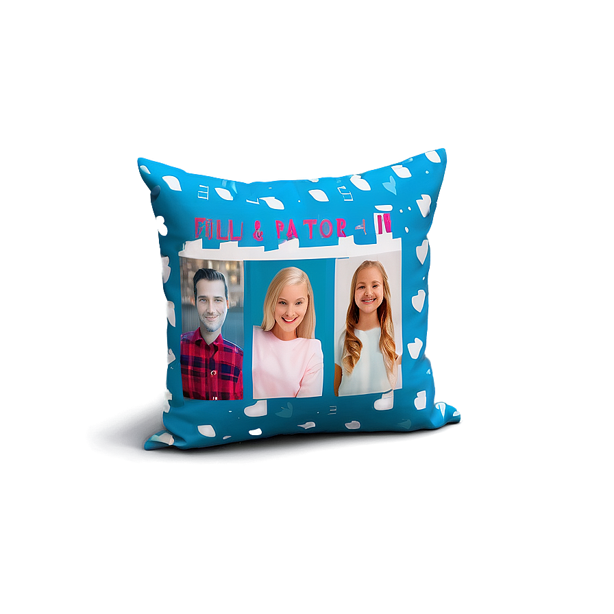 Personalized Photo Throw Pillow Png Gpd33 PNG image