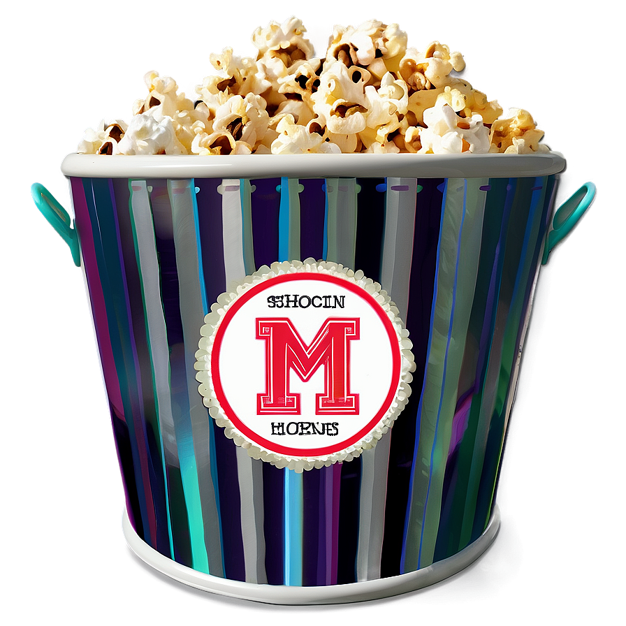 Personalized Popcorn Bucket Gift Png 25 PNG image