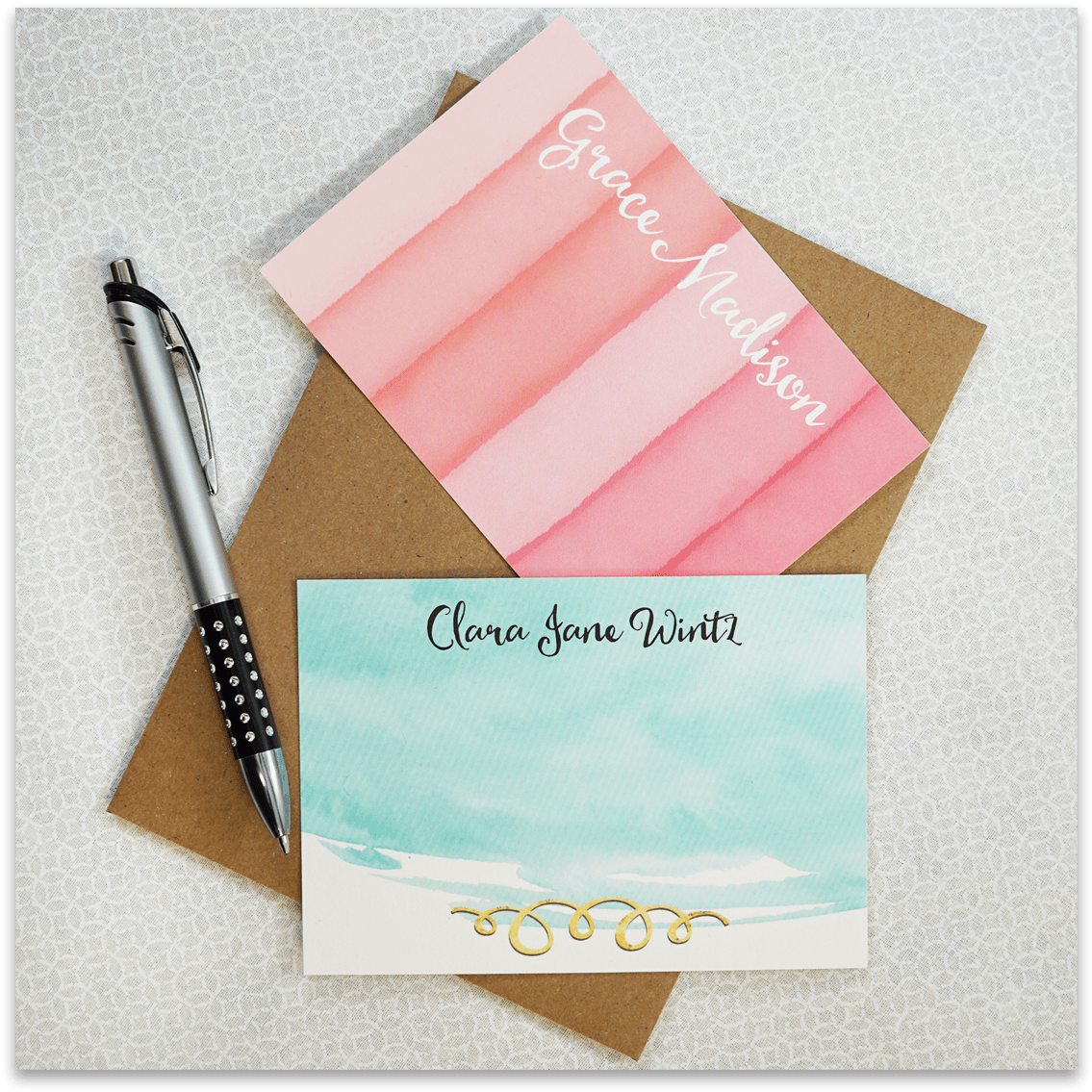 Personalized Stationeryand Pen PNG image
