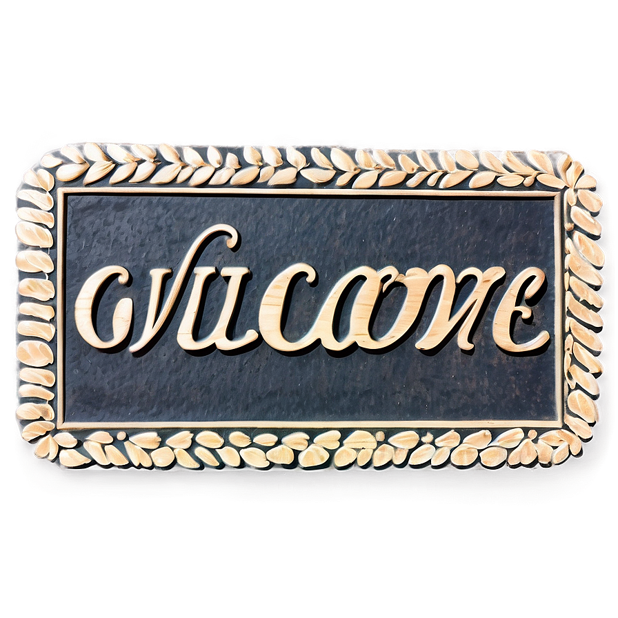 Personalized Welcome Mat Png Lvv39 PNG image