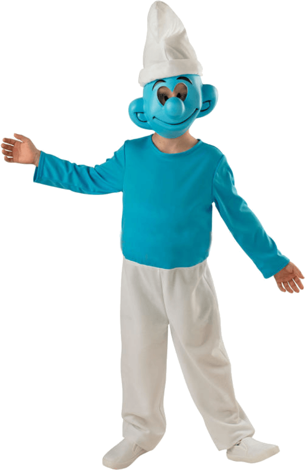 Personin Smurf Costume PNG image